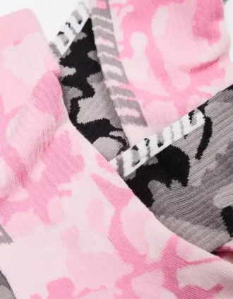 2er-Pack bedruckte Socken – Accessoires