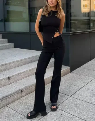 Ausgestellte Bengaline-Hose
