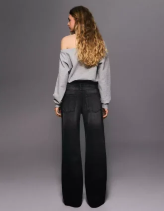 Baggy-Jeans mit mittlerer Leibhöhe – Hosen