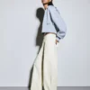 Baggy-Jeans mit niedrigem Bund und Barrel-Print – Hose