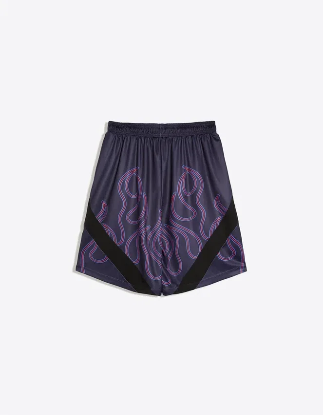 Bedruckte Bermudashorts mit elastischem Bund – Bershka Lovers Bedruckte Bermudashorts mit elastischem Bund – Bershka Lovers