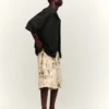 Bedruckte Bermudashorts mit weitem Bein – Herren Bedruckte Bermudashorts mit weitem Bein – Herren