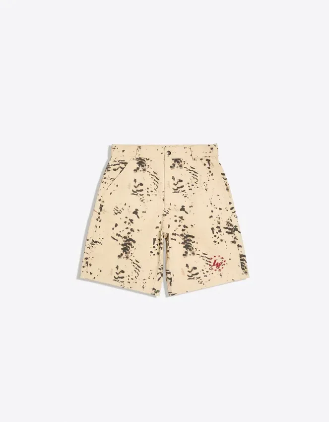 Bedruckte Bermudashorts mit weitem Bein – Herren Bedruckte Bermudashorts mit weitem Bein – Herren