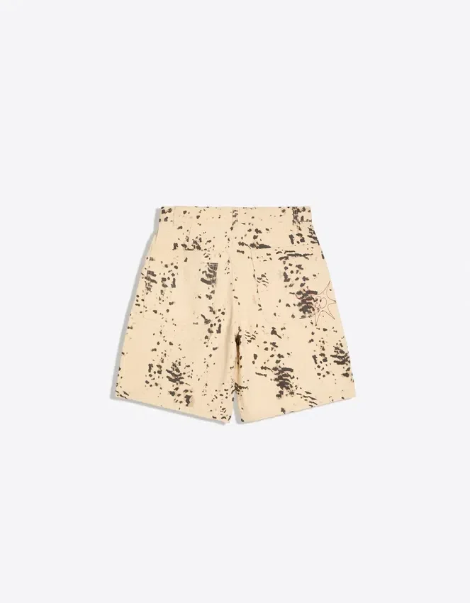 Bedruckte Bermudashorts mit weitem Bein – Herren Bedruckte Bermudashorts mit weitem Bein – Herren