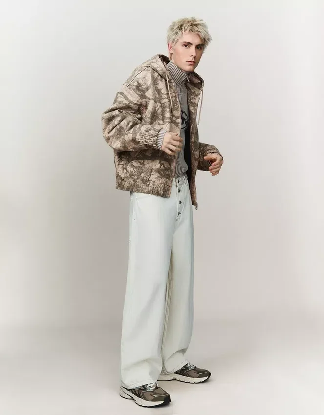Bedruckte Kapuzenjacke – Jacken Bedruckte Kapuzenjacke – Jacken