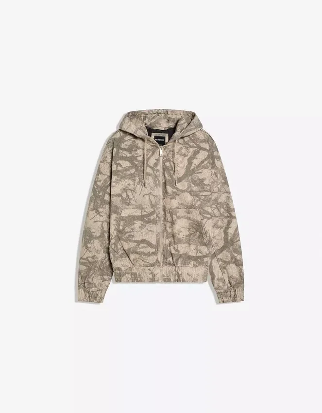 Bedruckte Kapuzenjacke – Jacken Bedruckte Kapuzenjacke – Jacken