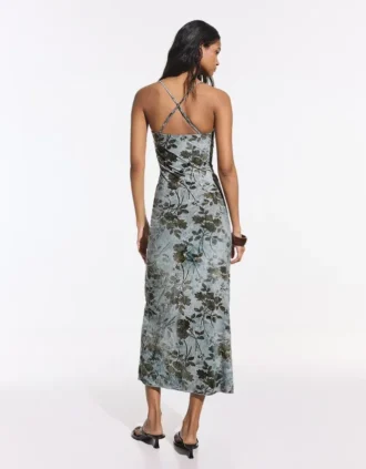Bedrucktes Midikleid