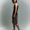Bermudashorts mit Faded-Wash-Effekt und gerader Fit – Shorts und Jorts