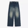 Bestickte Boyfriend-Jeans mit niedriger Leibhöhe – #Bershkastyle – Damen