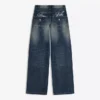 Bestickte Boyfriend-Jeans mit niedriger Leibhöhe – #Bershkastyle – Damen