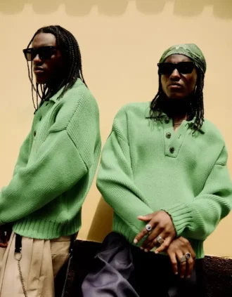 Boxy-Poloshirt-Pullover
