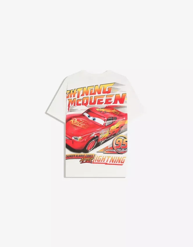 Cars Oversize-T-Shirt mit kurzen Ärmeln und Aufdruck – Damen Cars Oversize-T-Shirt mit kurzen Ärmeln und Aufdruck – Damen