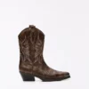 Cowboy-Stiefel mit Zehen-Detail – Stiefeletten