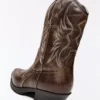 Cowboy-Stiefel mit Zehen-Detail – Stiefeletten