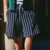 Gestreifte Bermudashorts im Handtuch-Look – Bershka Lovers Gestreifte Bermudashorts im Handtuch-Look – Bershka Lovers