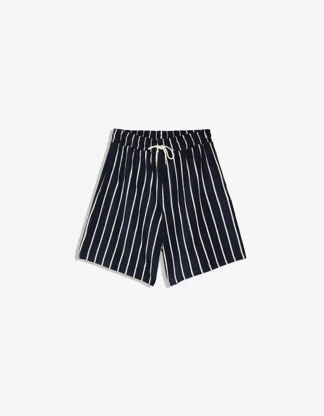 Gestreifte Bermudashorts im Handtuch-Look – Bershka Lovers Gestreifte Bermudashorts im Handtuch-Look – Bershka Lovers