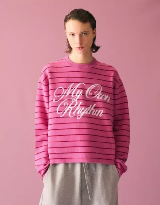 Gestreifter Pullover mit Rundhalsausschnitt – Pullover und Strickjacken – Herren Gestreifter Pullover mit Rundhalsausschnitt – Pullover und Strickjacken – Herren