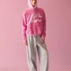 Gestreifter Pullover mit Rundhalsausschnitt – Pullover und Strickjacken – Herren Gestreifter Pullover mit Rundhalsausschnitt – Pullover und Strickjacken – Herren