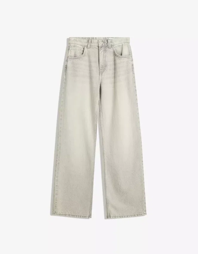 Jeans mit hoher Taille, Straight-Schnitt und Wide Leg – Hose Jeans mit hoher Taille, Straight-Schnitt und Wide Leg – Hose