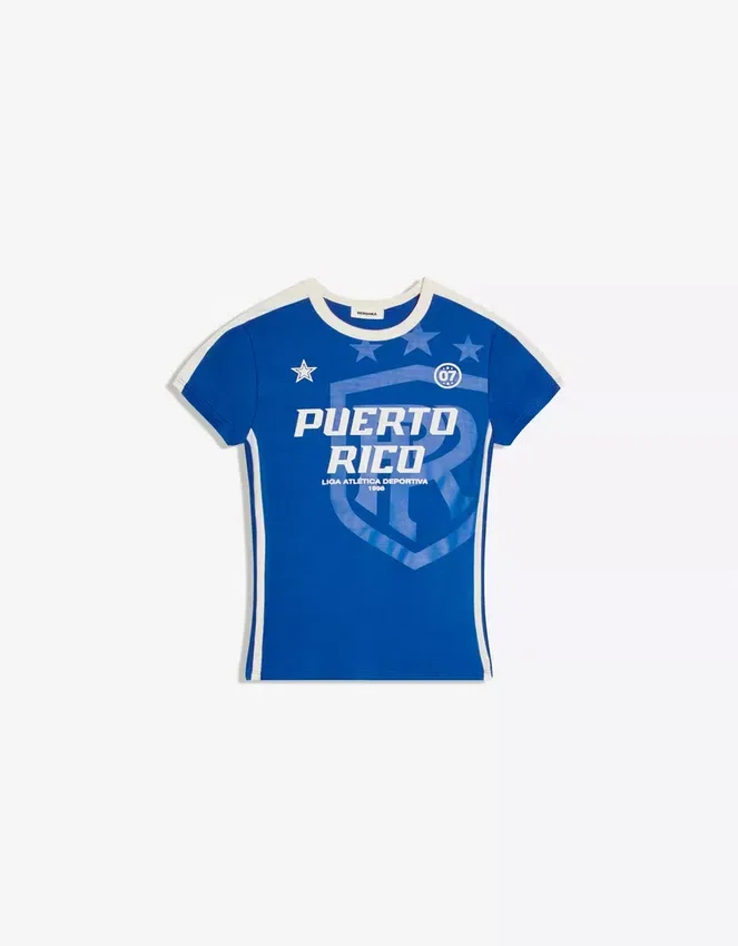 Kurzarm-T-Shirt mit Sport-Print Kurzarm-T-Shirt mit Sport-Print