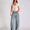 Low-Rise-Jeans mit lockerer Passform Low-Rise-Jeans mit lockerer Passform