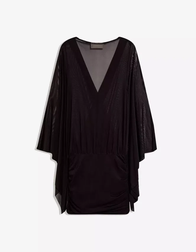 Minikleid mit Flügelärmeln Minikleid mit Flügelärmeln