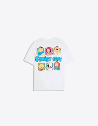 Oversize-T-Shirt mit Family Guy-Print