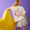 Oversize-T-Shirt mit Polly-Pocket-Aufdruck