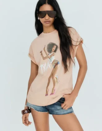 Oversize-T-Shirt mit Print „Tyla“ – Damen Oversize-T-Shirt mit Print „Tyla“ – Damen
