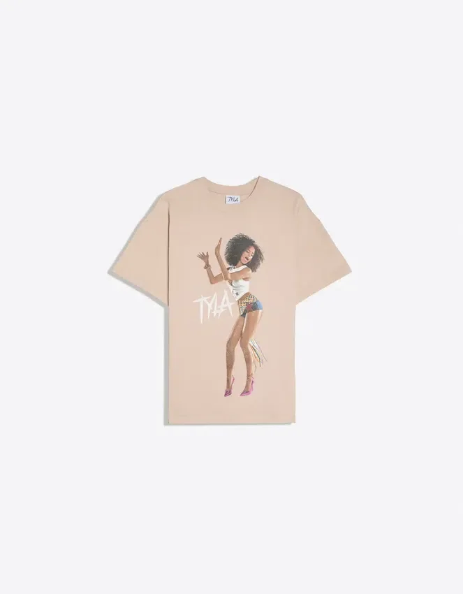 Oversize-T-Shirt mit Print „Tyla“ – Damen Oversize-T-Shirt mit Print „Tyla“ – Damen