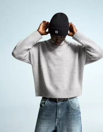 Pullover mit Rundhalsausschnitt – Pullover und Strickjacken