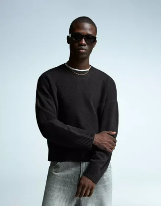 Pullover mit Rundhalsausschnitt – Pullover und Strickjacken – Herren