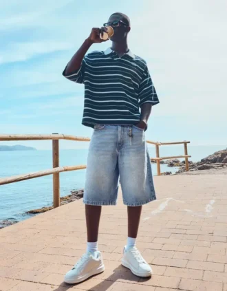 Weite Denim-Bermudashorts – Shorts und Jorts Weite Denim-Bermudashorts – Shorts und Jorts